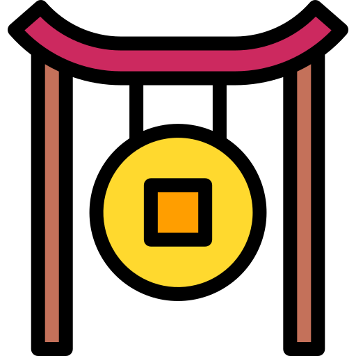 ゴング Generic Outline Color icon