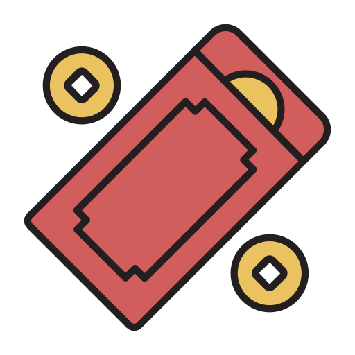 Red envelope Generic Outline Color icon