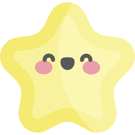 stella Kawaii Flat icona