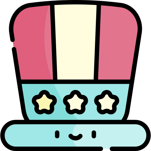 帽子 Kawaii Lineal color icon