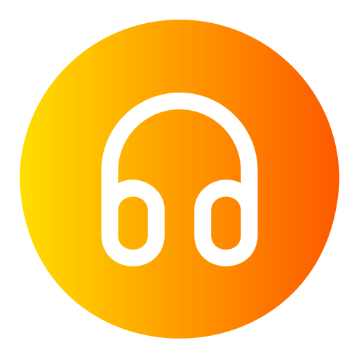 Headphone Generic Flat Gradient icon
