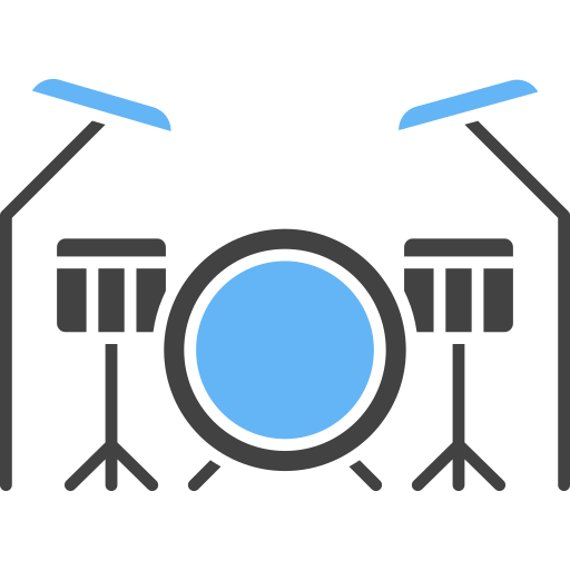 드럼 세트 Generic Blue icon