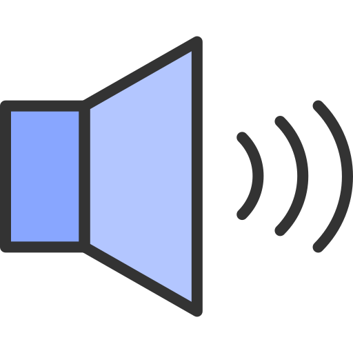 Volume Generic Outline Color icon