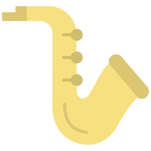 saksofon Generic Flat ikona