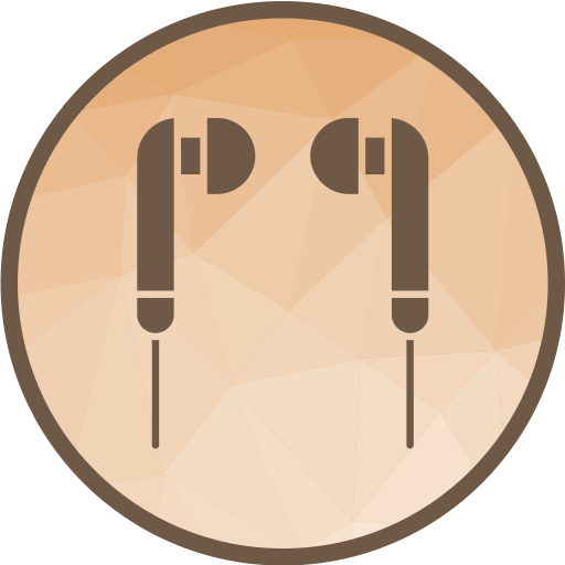 이어폰 Generic Circular icon