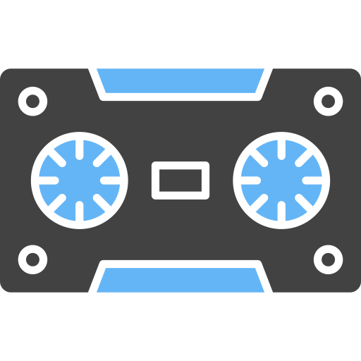 카세트 Generic Blue icon