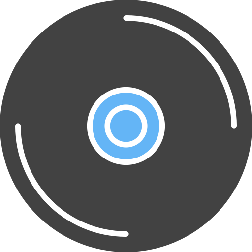 cd Generic Blue icono