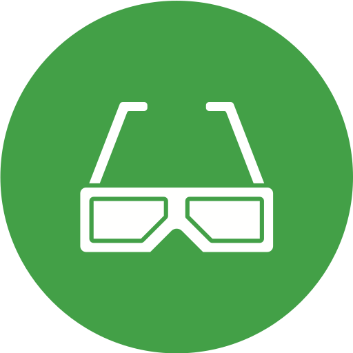 3d-brille Generic Flat icon