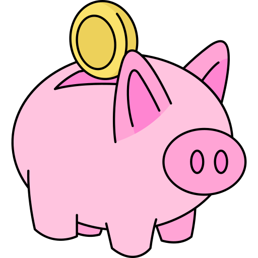 sparschwein Generic Thin Outline Color icon