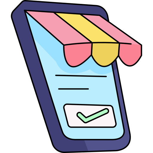 Online shop Generic Thin Outline Color icon