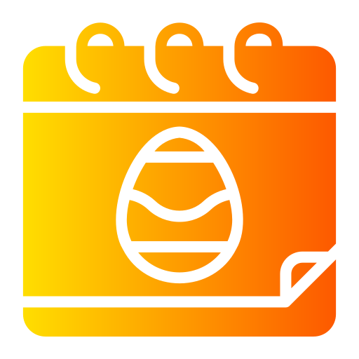 el huevo de pascua Generic Flat Gradient icono