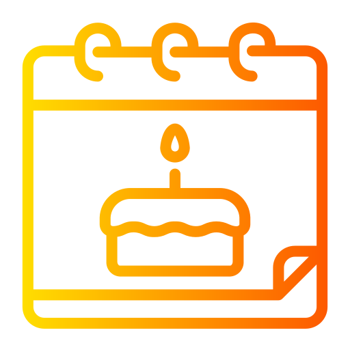 Birthday Generic Gradient icon