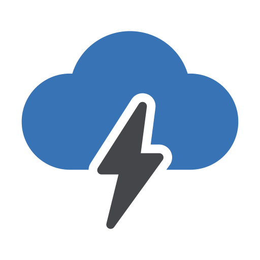 폭풍 Generic Blue icon