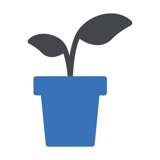 vaso de plantas Generic Blue Ícone