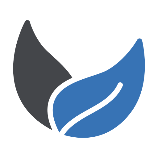 hojas Generic Blue icono