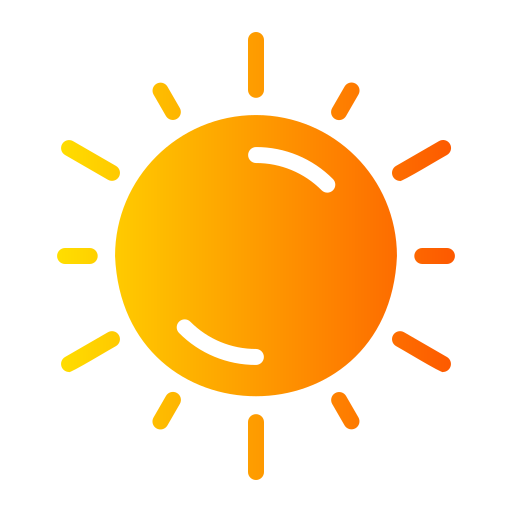 солнце Generic Flat Gradient иконка