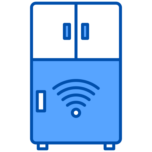 Smart refrigerator Generic Blue icon