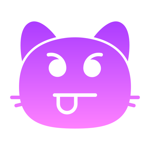 Tongue out Generic Flat Gradient icon