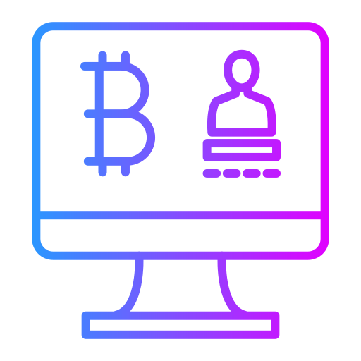 szyfrowanie bitcoinów Generic Gradient ikona