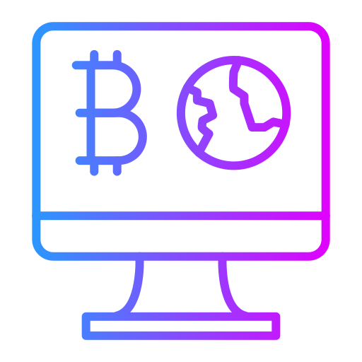 minería bitcoin Generic Gradient icono