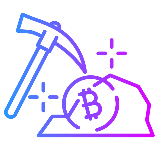mina de bitcoins Generic Gradient icono