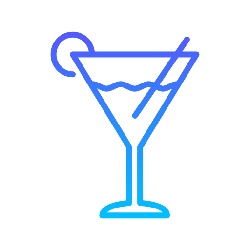 cocktail glas Generic Gradient icon