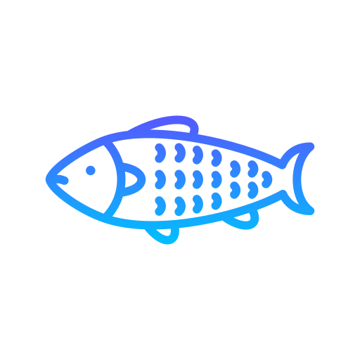poisson Generic Gradient Icône
