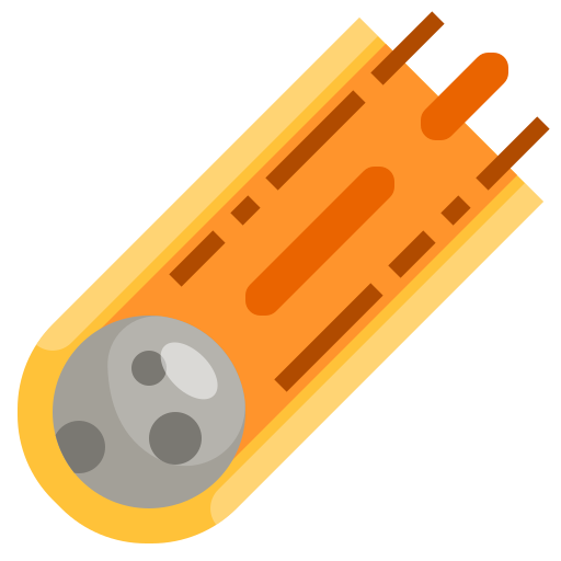 meteorito Generic Flat icono