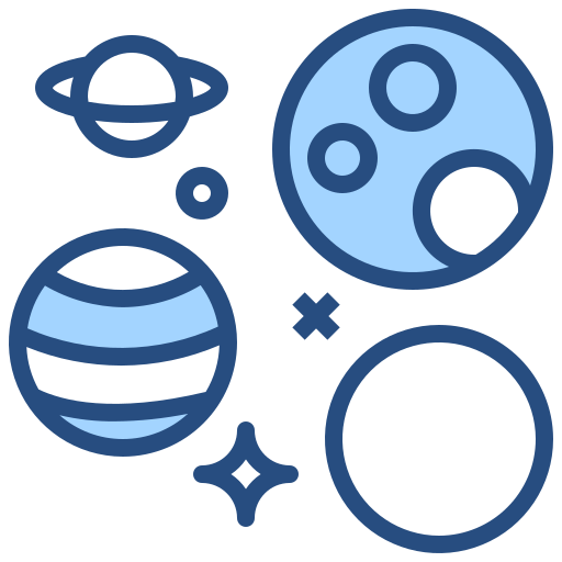 惑星 Generic Blue icon