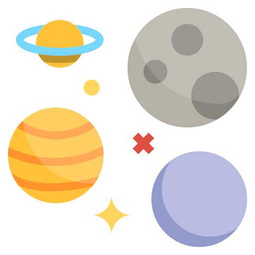 pianeti Generic Flat icona