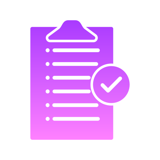 Checklist Generic Flat Gradient icon