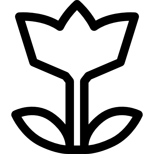 꽃 실루엣  icon