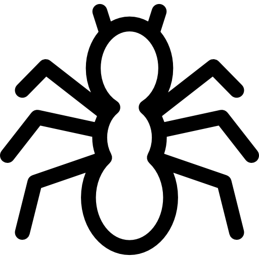 fourmi silhouette  Icône