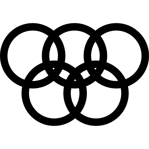 anneaux olimpic  Icône