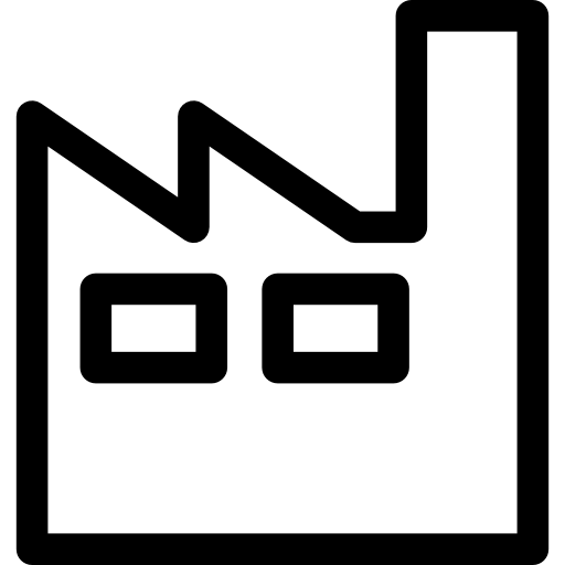 Factory silhouette  icon