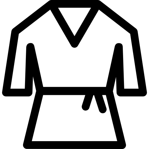 uniforme de artes marciales  icono