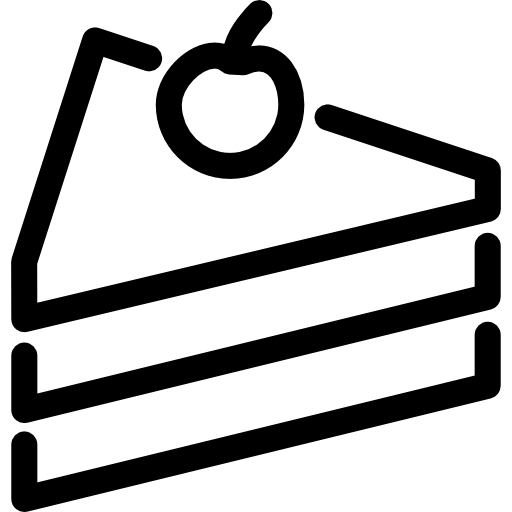 체리 케이크 조각  icon