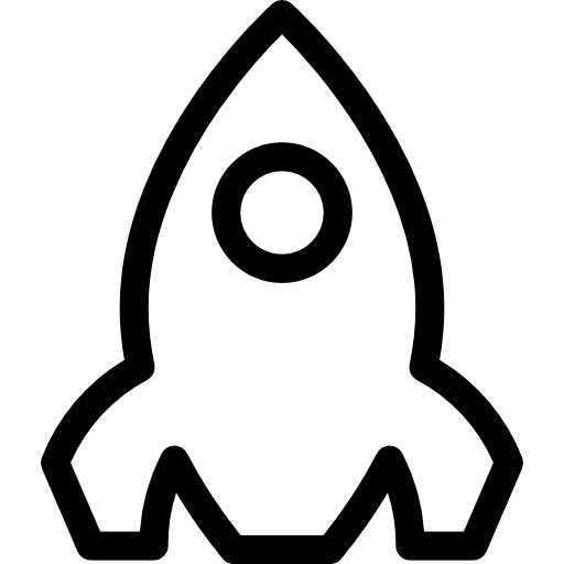 rakieta pionowa  ikona
