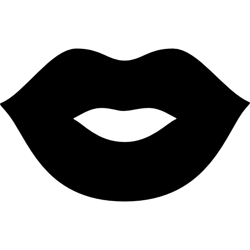 labios de mujer  icono