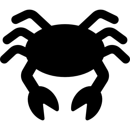 Crab symbol  icon