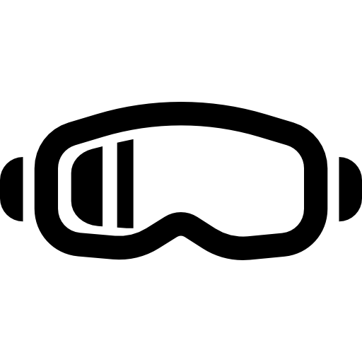 occhiali da sci  icona