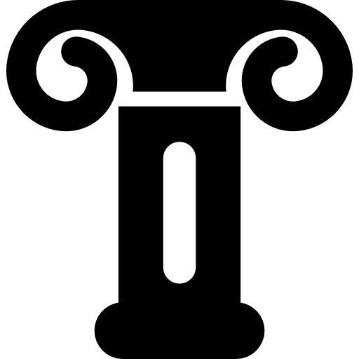 columna griega  icono