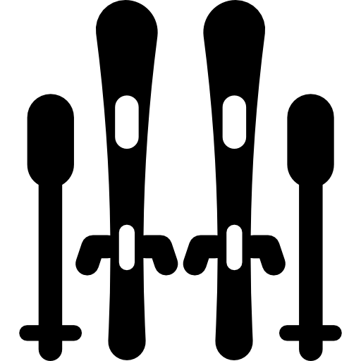 equipo de esquí  icono