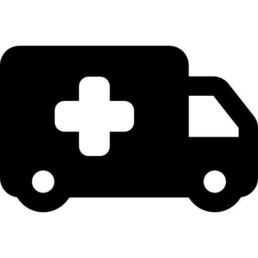 ambulans Basic Rounded Filled ikona