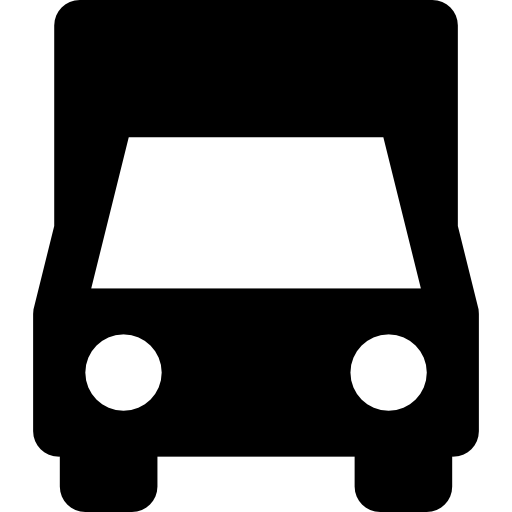 Delivery truck Basic Rounded Filled icon