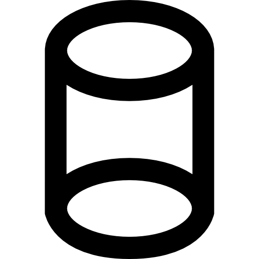 cilindro vuoto  icona