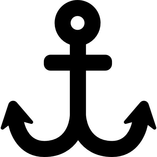 kotwica łodzi  ikona