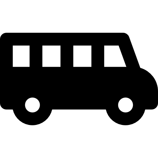 School bus Basic Rounded Filled icon