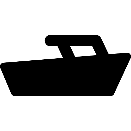 Speedboat Basic Rounded Filled icon