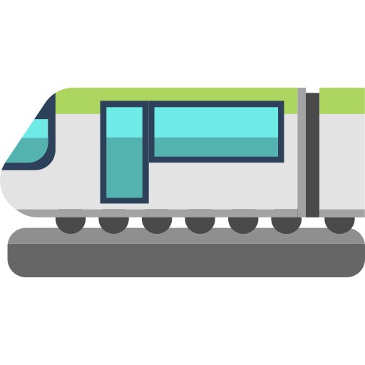 trein Flaticons.com Lineal Color icoon